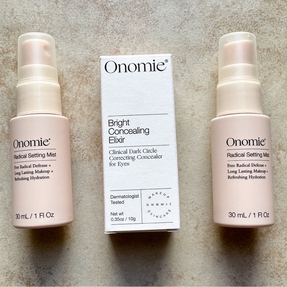 Onomie Radical Setting Mist &‎ Bright Concealing Elixir - Picture 1 of 3